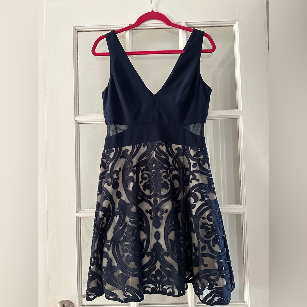 XSCAPE Lace Cocktail Dress